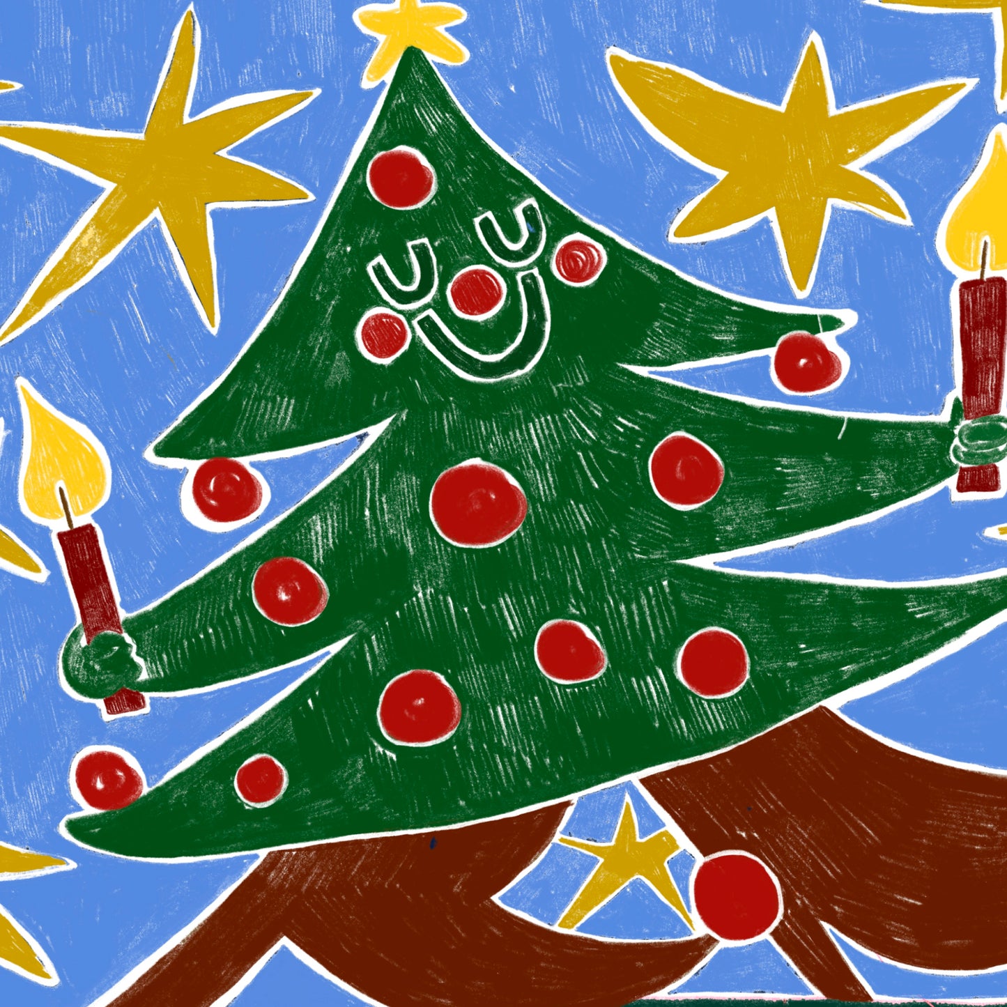 The Happy Tree 🌲 Name Illustration