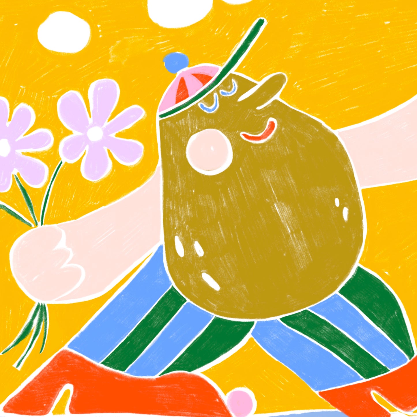 The Happy Potato 🥔 Name Illustration