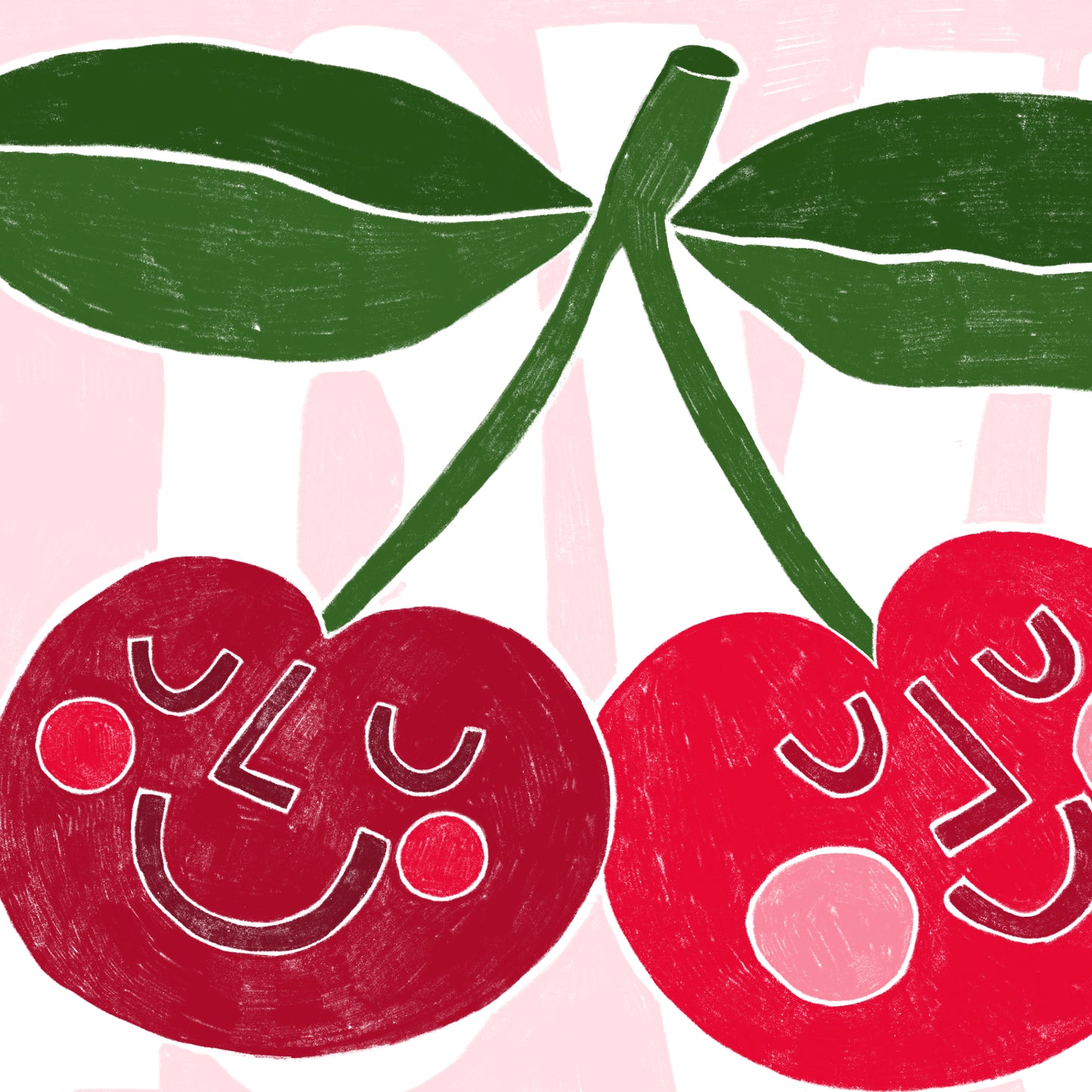 THE CHERRY LOVERS π FOLDING CARD