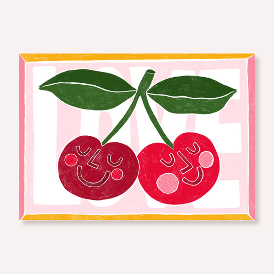 THE CHERRY LOVERS 🍒 FOLDING CARD